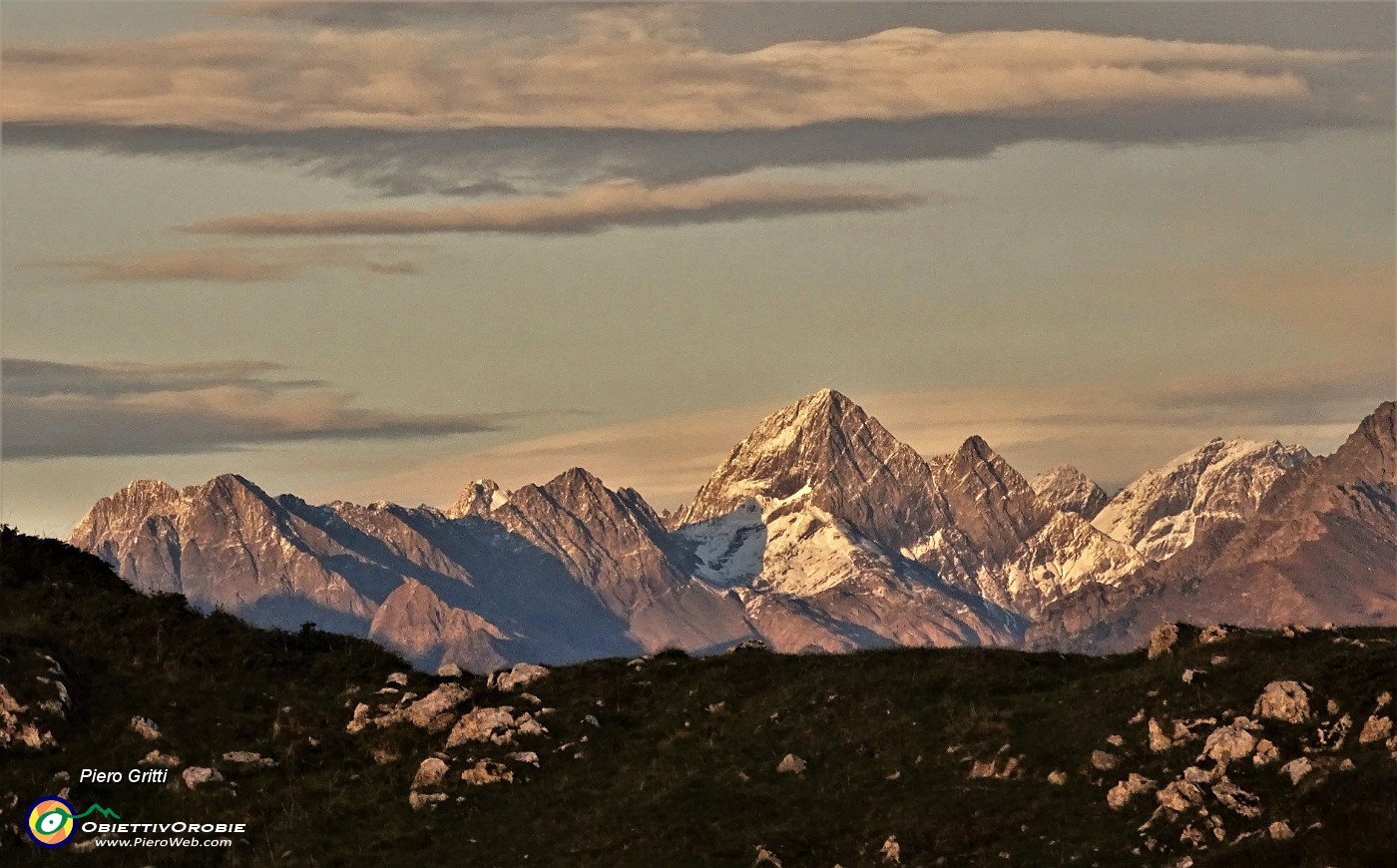 94 Tramonto verso il Pizzo del Diavolo.JPG -                                